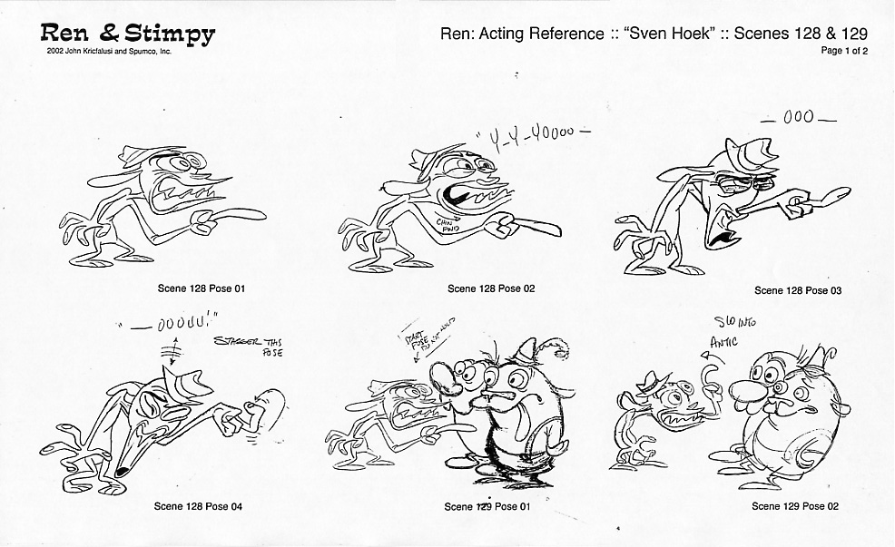 ren and stimpy pencil animation