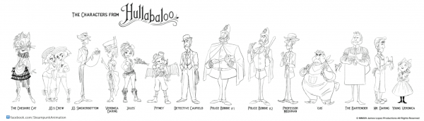 Hullabaloo Character Lineup