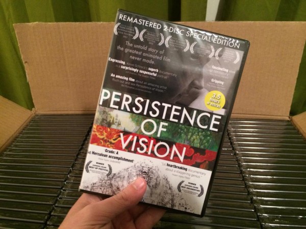 First Batch of Persistence of Vision DVDs
