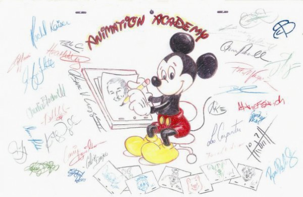 Animation Academy Artists Signatures