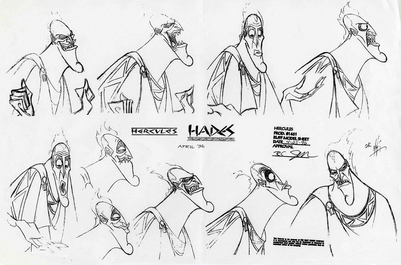 Hercule [Walt Disney - 1997] - Page 21 HerculesModelSheet8