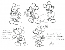 Mickey Mouse Model Sheet