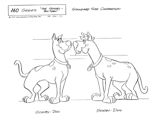 SCOOBY-DOO ~ 48-PAGE SET OF MODEL SHEETS 