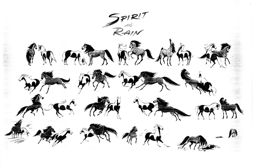 Spirit - Stallion of the Cimarron - Model Sheets.