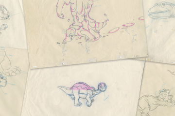 The Land Before Time Animation Drawings
