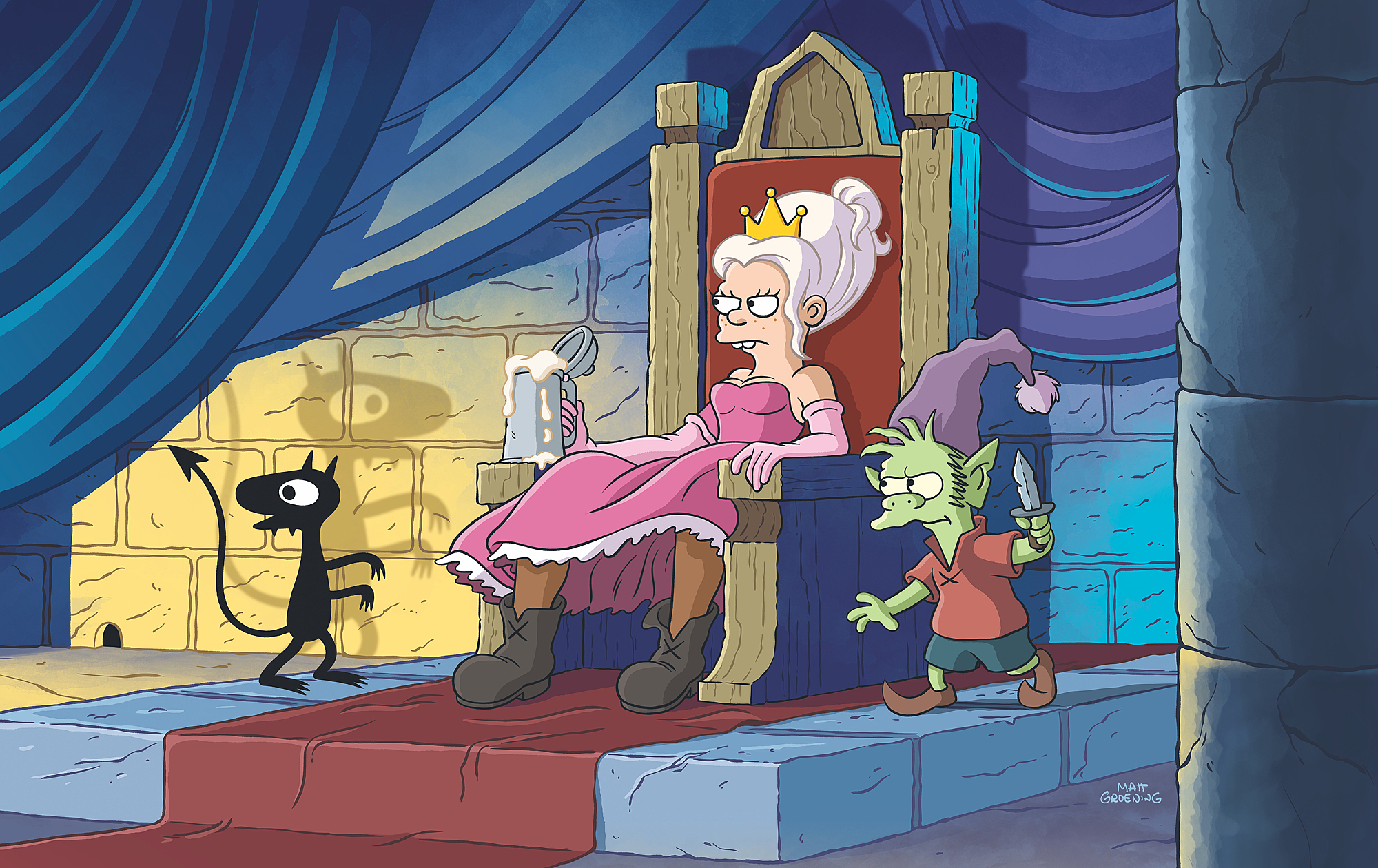 Matt Groening’s New Series “Disenchantment” To Premiere on Netflix