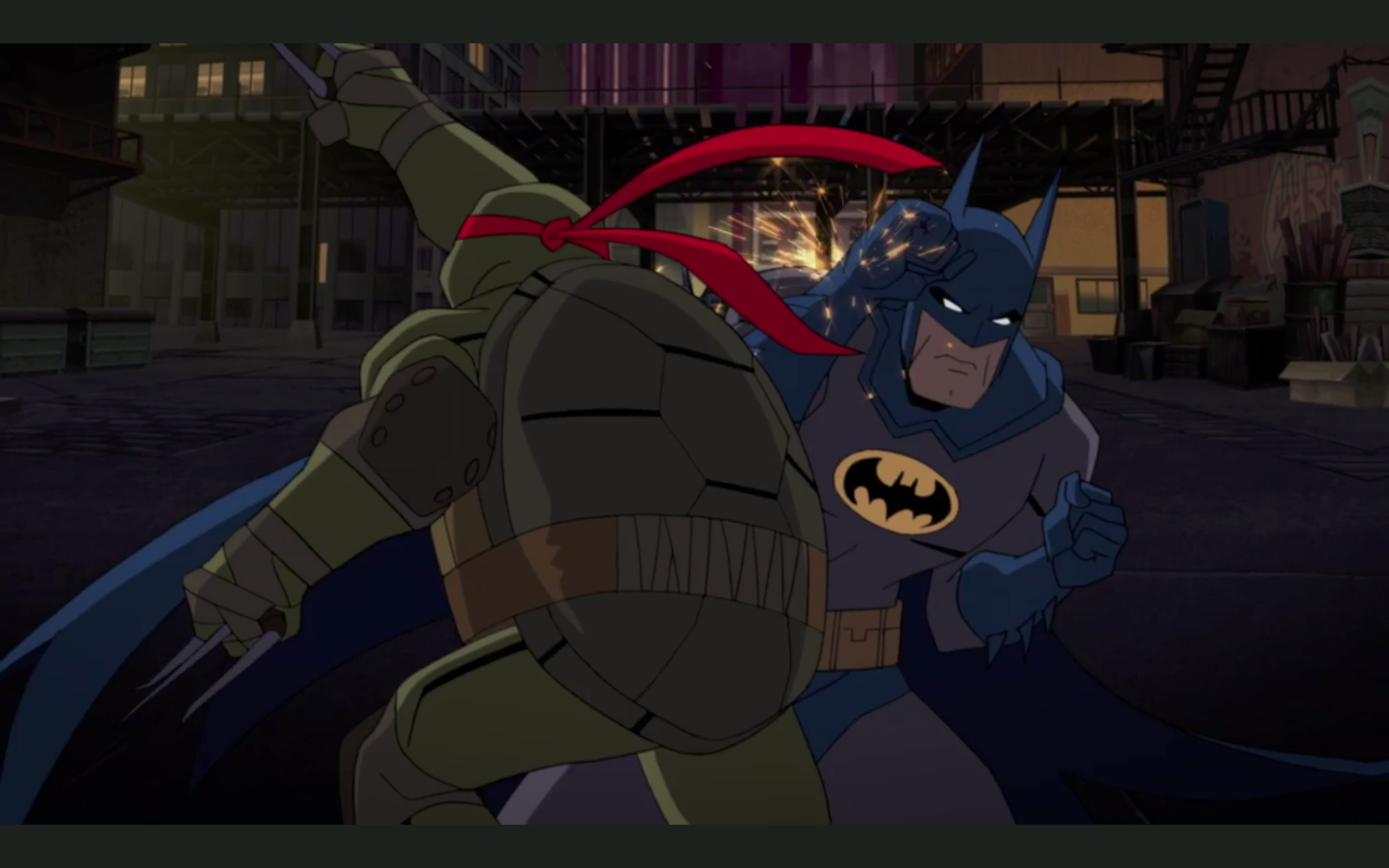 Batman vs the Teenage Mutant Ninja Turtles